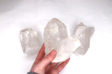 Load image into Gallery viewer, Large Quartz Point Crystals - 3-4”