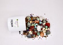 Load image into Gallery viewer, Premium Tumbled Krystal Kettle 16oz Jar - Gem Mining, Premium Tumbled Stones