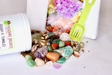 Load image into Gallery viewer, Rough & Tumbled 16oz Kit - Gem Mining Bucket - Rough and Tumbled Gemstones