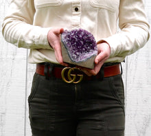 Load image into Gallery viewer, Upright Uruguay Amethyst Cluster Druze - Medium