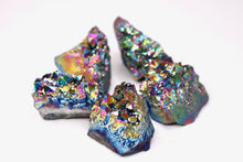 Load image into Gallery viewer, Aura Amethyst Metallic Cluster Druze - 1-2"