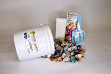 Load image into Gallery viewer, Funky Fluorescents Gallon Gem Mining Bucket - UV Reactive Stones - Bucket, Kit, and/or Light
