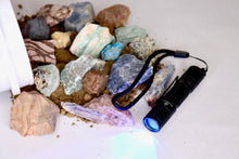 Load image into Gallery viewer, Funky Fluorescents Quart Gem Mining Bucket - UV Reactive Stones - Bucket, Kit and/or Light