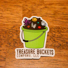 Load image into Gallery viewer, Treasure Buckets Company Logo Sticker