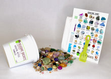 Load image into Gallery viewer, Krystal Kettle Tumbled Gem Mining Bucket Kit - Quart