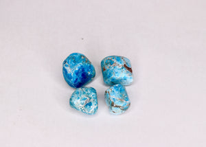 Blue Apatite - Tumbled Gemstone