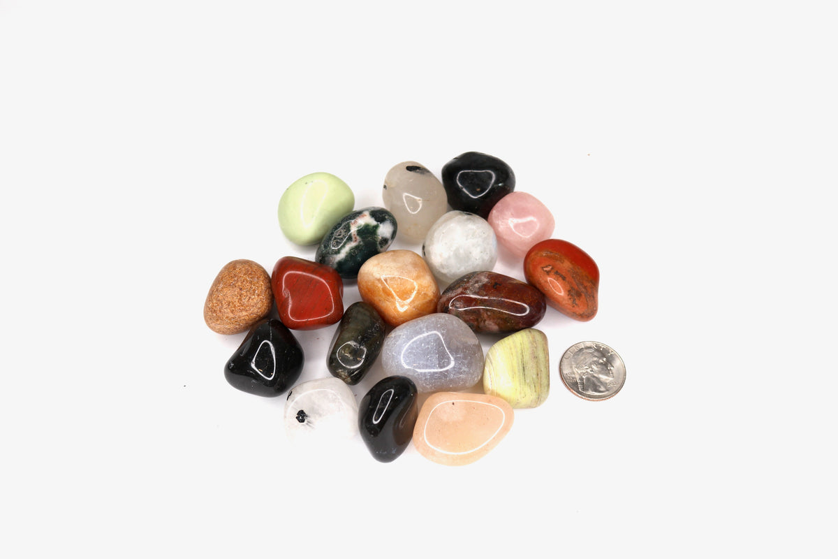 Assorted Large Tumbled Stones #4 - Natural – Treasure Buckets Company, LLC