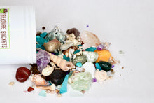Load image into Gallery viewer, Everything But The Kitchen Sink - 16oz - Gemstones, Fossils, Sharks Teeth, Seashells
