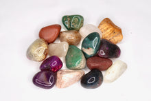 Load image into Gallery viewer, Assorted multicolored stones on a white background
