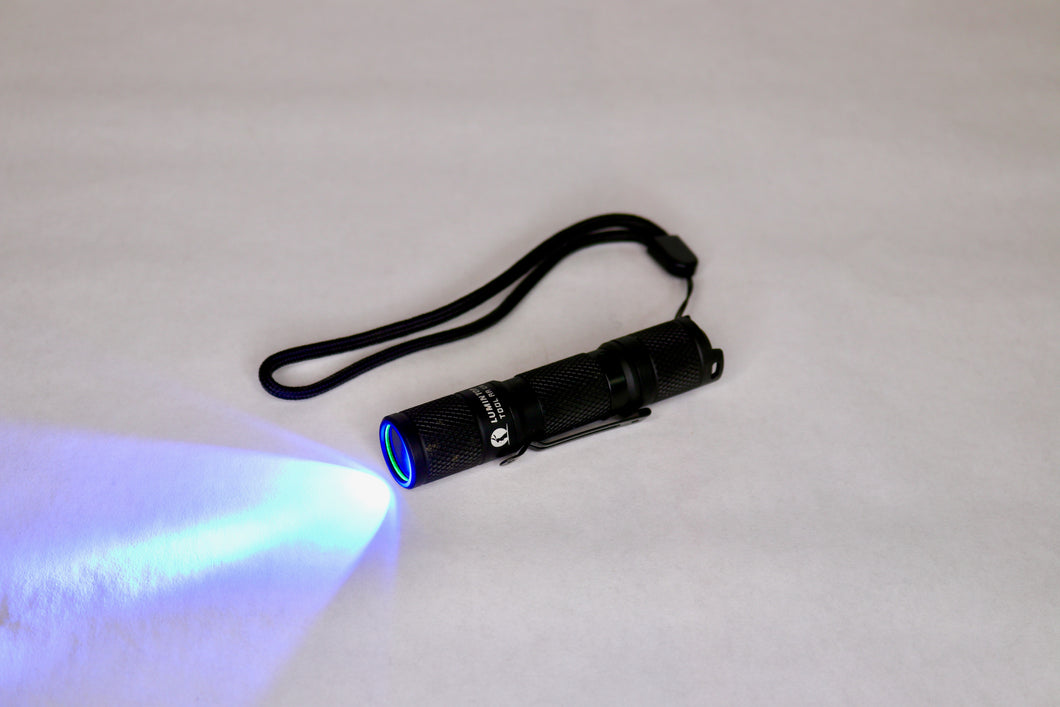 UV Flashlight - 365nm lens - Mini - Battery Included