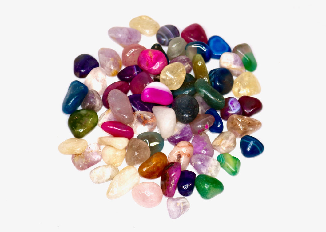 Assorted Medium Tumbled Agate Gemstones
